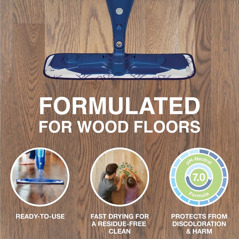 Bona PowerPlus Hardwood Floor Deep Cleaner Refill - 128 fl oz - Refill for Bona Spray Mops and Spray Bottles - Residue-Free Floor Cleaning Solution for Wood Floors - Image 3