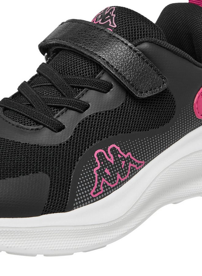 Kappa Girls' Panelled Sports Shoes with Hook and Loop Closure  - Image 4