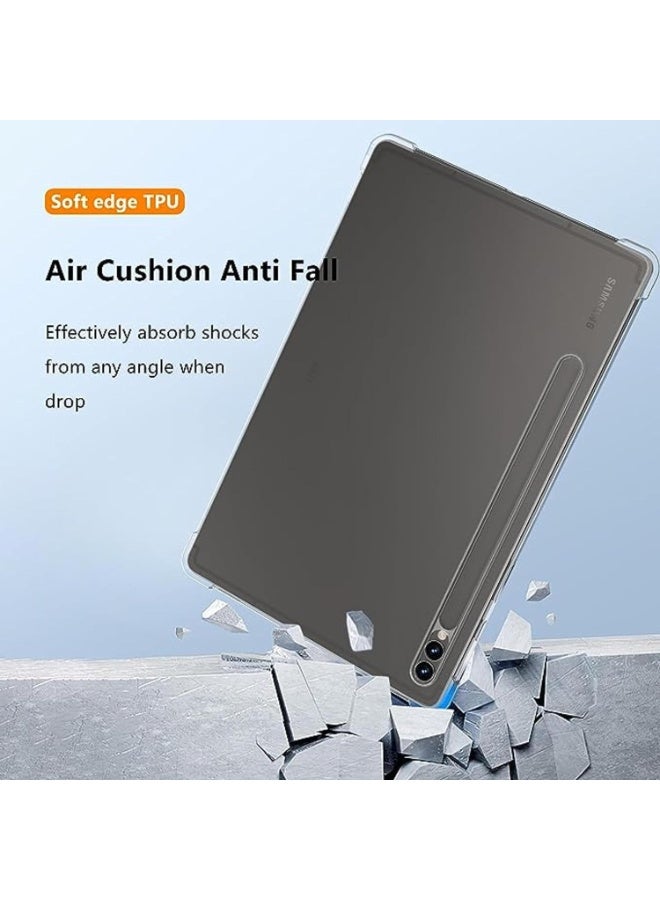 Clear Case Compatible with Samsung Galaxy Tab S9 Plus 2023 12.4" Soft TPU Protective Bumper Cover for Galaxy Tab S9+ - Image 5