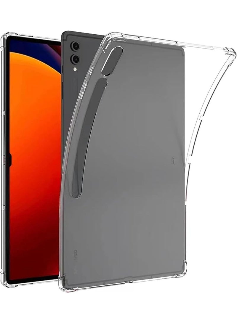 Clear Case Compatible with Samsung Galaxy Tab S9 Plus 2023 12.4" Soft TPU Protective Bumper Cover for Galaxy Tab S9+ - Image 1