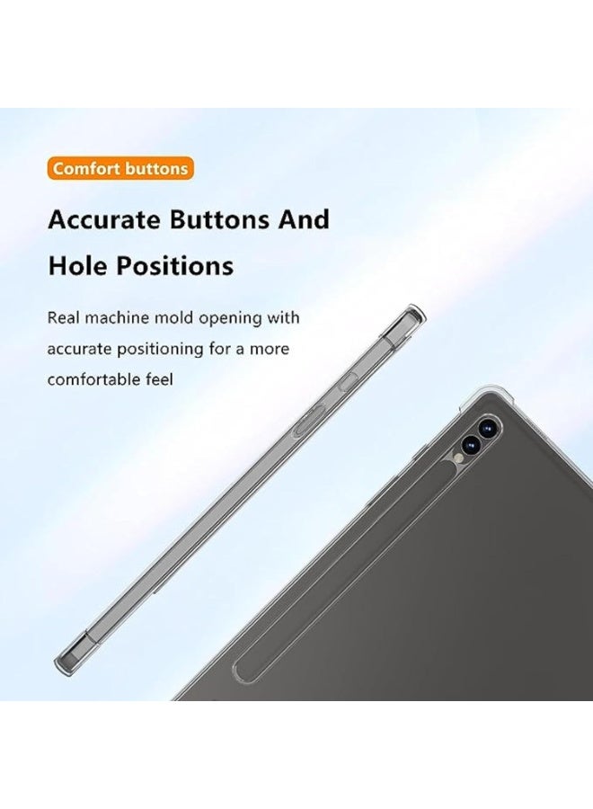Clear Case Compatible with Samsung Galaxy Tab S9 Plus 2023 12.4" Soft TPU Protective Bumper Cover for Galaxy Tab S9+ - Image 3