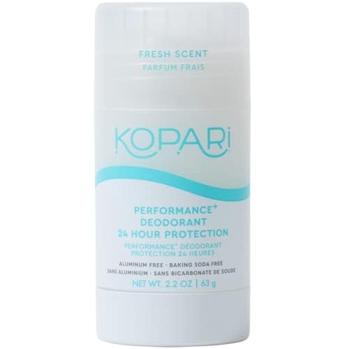 Kopari Kopari Performance Plus AluminumFree Deodorant Sport Deodorant for 24 Hour Odor Protection Non Toxic  Clean No Parabens or Baking Soda 2 oz