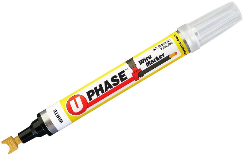 Umark U-Phase® Wire Marker White (Pack of 4) 10705PPM - Image 1