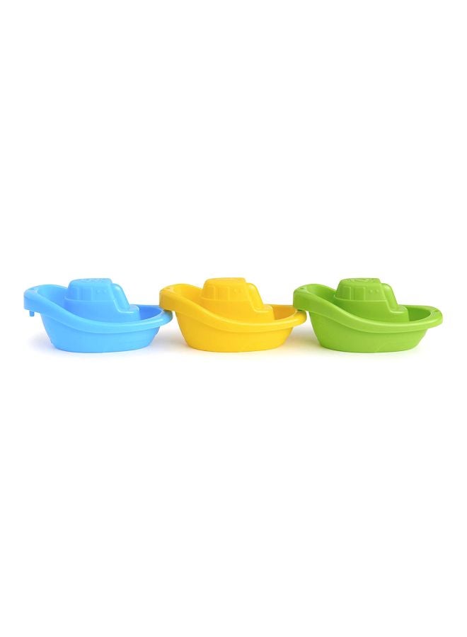 NIBEMINENT 6-Piece Little Boat Train Bath Toy 11.68x5.84x5.59cm - Image 5