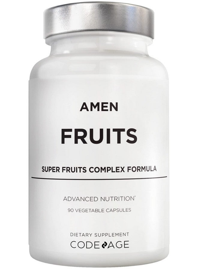 Amen Fruits Daily Fruits Vitamins Supplements Raw Whole Fruits Multivitamin Capsules Berries Vegan Blend Antioxidant Polyphenols Superfood & Flavonoids Tropical Fruit Extracts Nongmo 90 Ct - Image 1