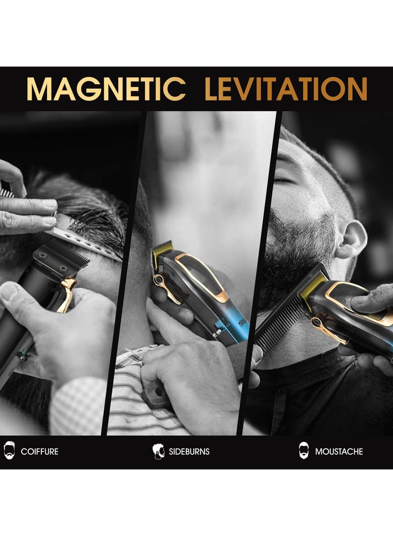 DSP Cordless Magnetic 9000 RPM, Constant Speed Control for Smooth Cutting. Ceramic Blades, 2500mAh Battery, Low Noise & Heat - Ideal for Men's Grooming and Fades (Blue) - Image 5