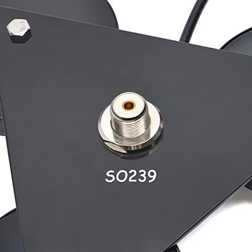 TWAYRDIO Triple Magnet Magnetic Mount SO239 Connector W/16.4ft Low Loss RG58 Coaxial Cable PL259 Connector for HF VHF UHF CB Radio Antenna Mobile Use - Image 3