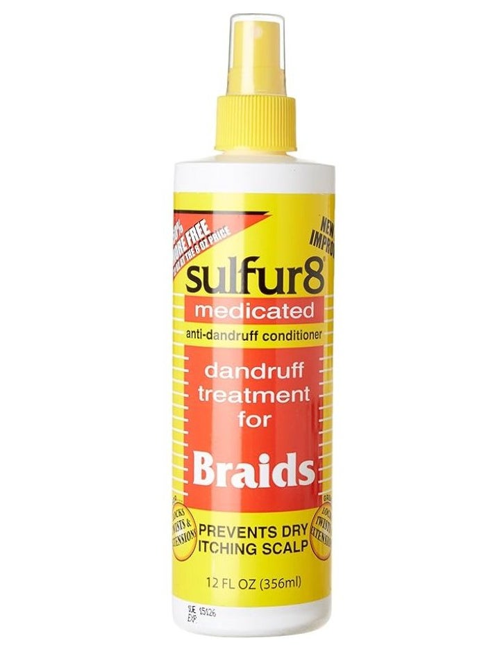 Sulfur 8 Dandruff Treatment For Braids Spray 356ml  - Image 1