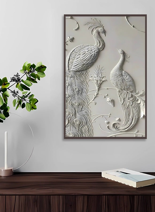 4gdran Canvas Wall Art For Wall Decoration Abstract Design With A Hollow Frame Size 120x80cm One Piece  - Image 4