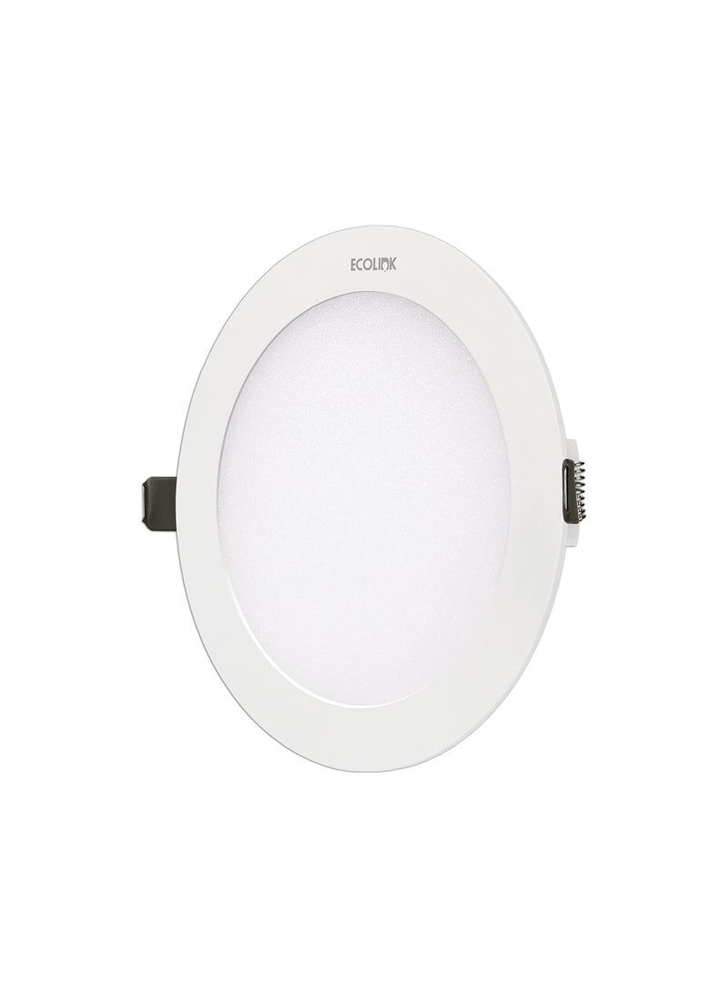 ECOLINK EcoLink Elite 18W Round LED Ceiling Downlighter Warm WhitePack of 2  - Image 3