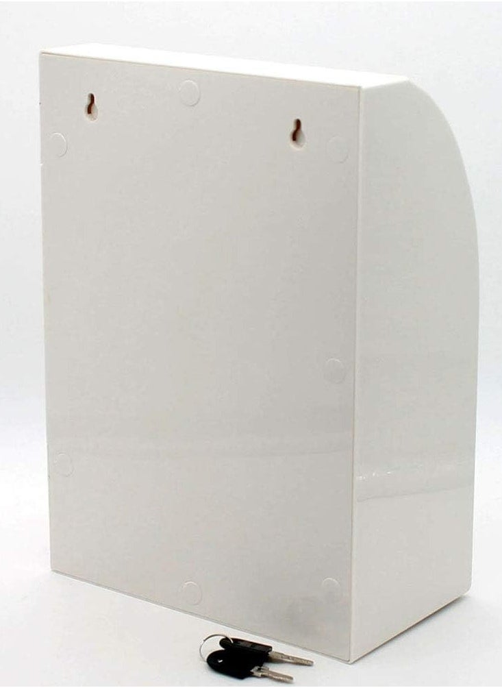 PARTNER - Plastic Letter Box/Post Box/Donation Box/Mail Box/Suggestion Box/Complaint Box/Letter Box for Home gate and Office with Lock & Keys -lLight Grey Wall Mount - Image 1