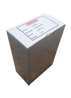 PARTNER Plastic Letter Box/Post Box/Donation Box/Mail Box/Suggestion Box/Complaint Box/Letter Box for Home gate and Office with Lock & Keys -lLight Grey Wall Mount  - Image 1