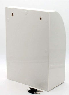 PARTNER Plastic Letter Box/Post Box/Donation Box/Mail Box/Suggestion Box/Complaint Box/Letter Box for Home gate and Office with Lock & Keys -lLight Grey Wall Mount  - Image 4