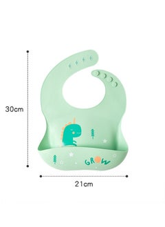 Muslin Tree 2-Piece Waterproof Silicone Baby Bibs  - Image 2
