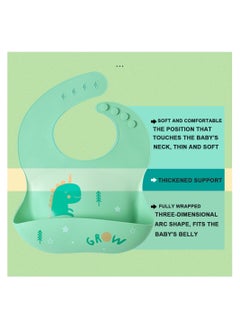 Muslin Tree 2-Piece Waterproof Silicone Baby Bibs  - Image 5