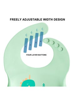 Muslin Tree 2-Piece Waterproof Silicone Baby Bibs  - Image 3