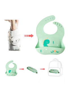 Muslin Tree 2-Piece Waterproof Silicone Baby Bibs  - Image 4