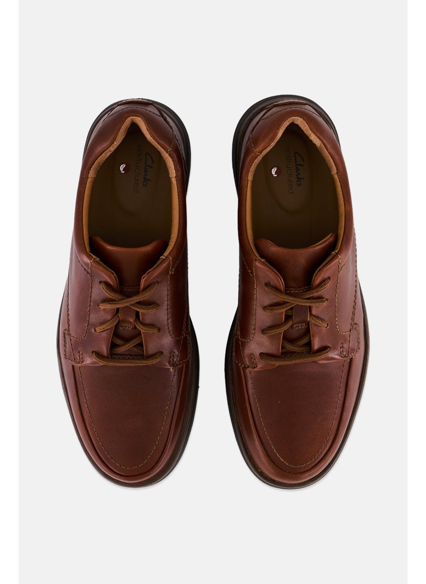 clarks Men Standard Fit Un Abode Ease Lace Up Casual Shoes, Dark Tan  - Image 3