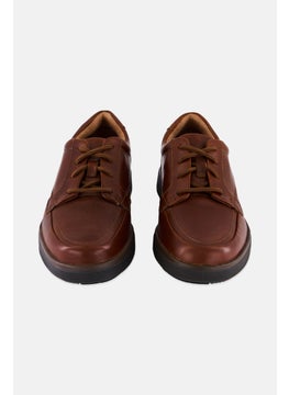 clarks Men Standard Fit Un Abode Ease Lace Up Casual Shoes, Dark Tan  - Image 4