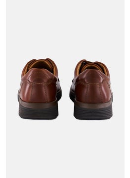 clarks Men Standard Fit Un Abode Ease Lace Up Casual Shoes, Dark Tan  - Image 2