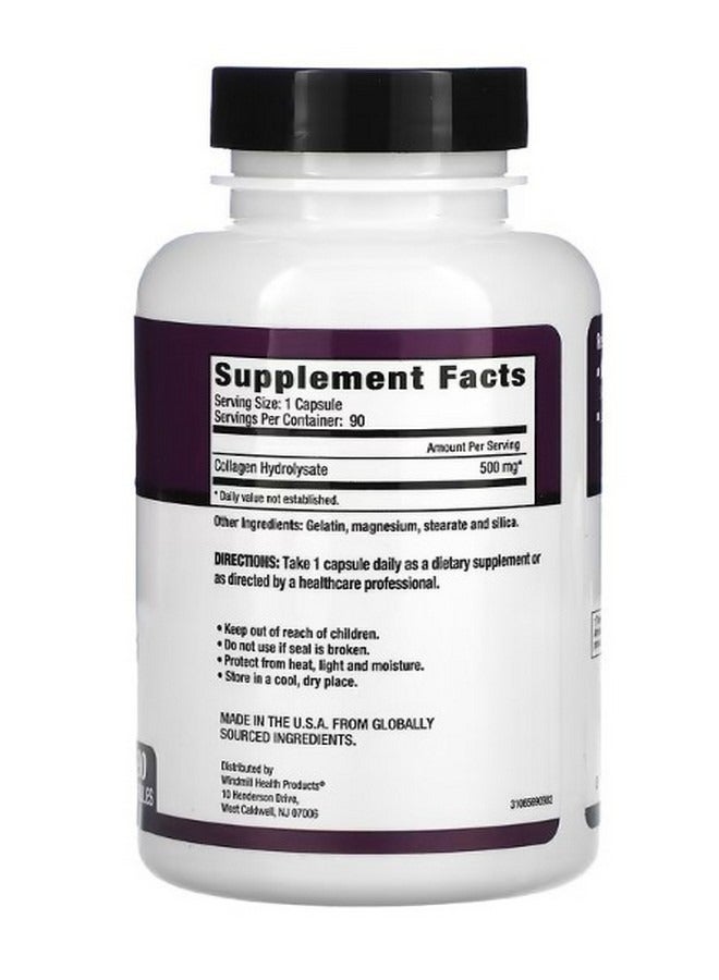 REJUVICARE Super Collagen Collagen Hydrolysate 500 mg 90 Capsules - Image 2