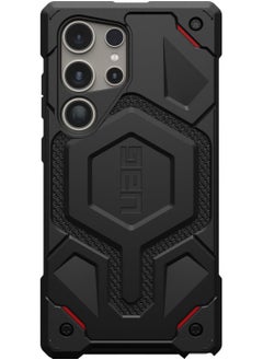 Urban Armor Gear UAG Monarch Pro Kevlar MagSafe Samsung Galaxy S24 ULTRA Case Cover [25 Feet Drop Tested] - Kevlar Black  - Image 3