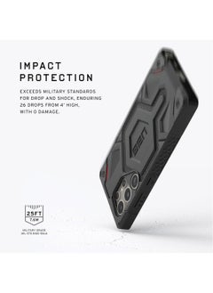 Urban Armor Gear UAG Monarch Pro Kevlar MagSafe Samsung Galaxy S24 ULTRA Case Cover [25 Feet Drop Tested] - Kevlar Black  - Image 5