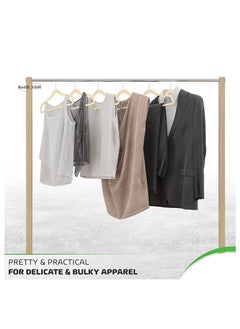 Red Dot Gift 50 Pack Beige Color Velvet Clothes Hangers 45cm Heavy Duty Durable Coat and Clothes Hangers .  - Image 5