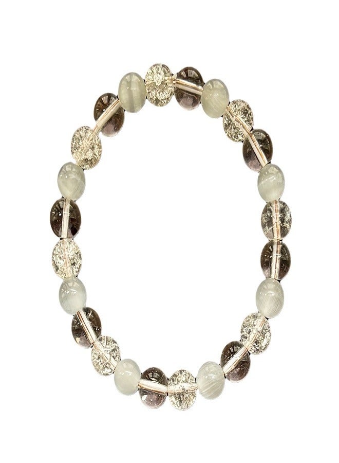 Natural white crystal opal bracelet to relieve stress and anxiety healing  - Image 3