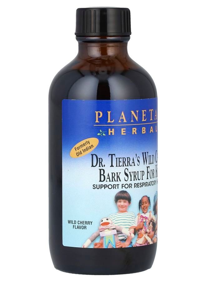 PLANETARY HERBALS Dr. Tierra's Wild Cherry Bark Syrup For Kids Wild Cherry 4 fl oz (118.28 ml) - Image 2