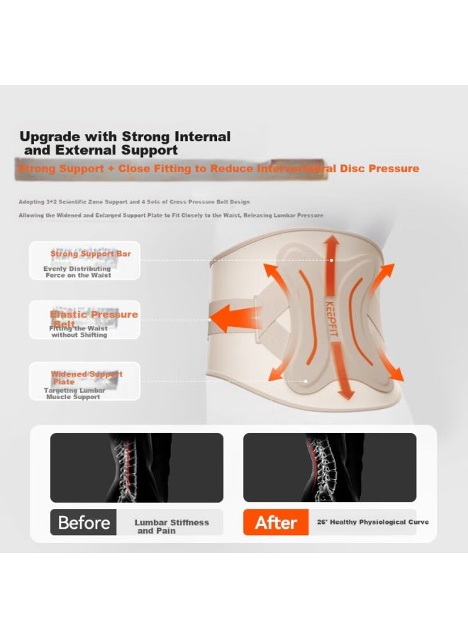 Keepfit W15s Waist Massager, Back Heating Pad For Spine, Moxibustion Device For Herniated Discs, Relief Tool, Abdominal Correction, Specialized Therapy For Uterus, Birthday Gift