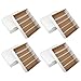 HIMOMO 4 Pack Card Storage Box 3700 Count Trading Card Storage Box White Sports Storage Cards Box Organizer Sorting Tray Cases Box for Storing Protecting and Organizing Soccer Cards - Image 3
