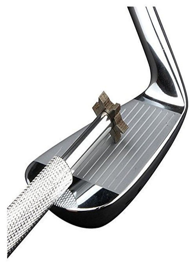 HIFROM Groove Sharpener with 6 Heads - Golf Club Groove Sharpener Re-Grooving Tool and Cleaner for All Irons Pitching Sand Lob Gap and Approach Wedges and Utility Clubs Sliver Color - Image 3