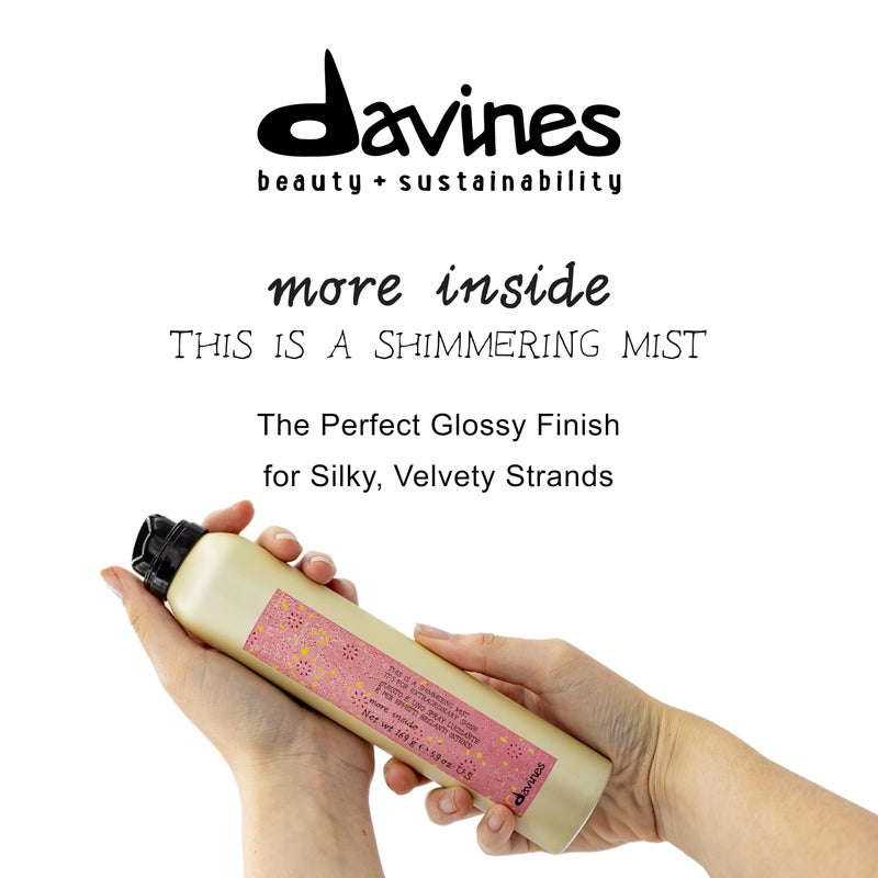 Davines This is a Shimmering Mist, Light Finishing Mist For Added Shine, Gloss And Moisturizing Anti-Frizz Protection, 169 g - Image 2