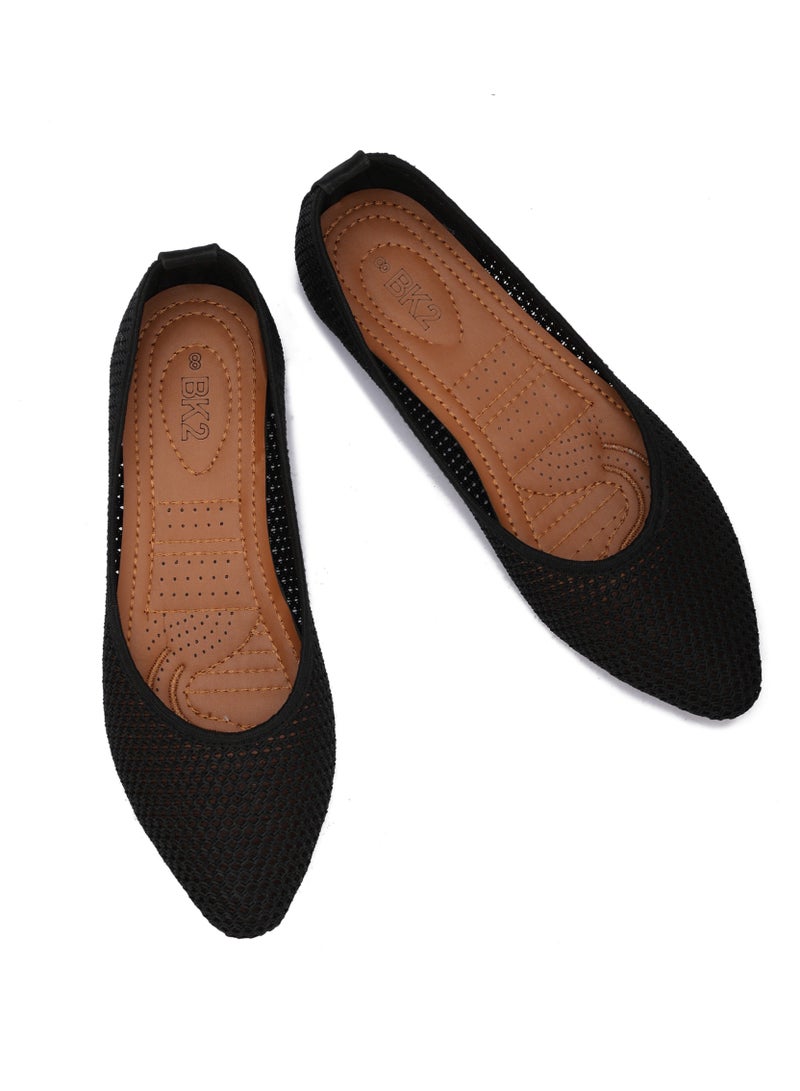 باليرينا نسائية خفيفة بسطح شبكي وتصميم مفرغ و نعل مريح - Image 3