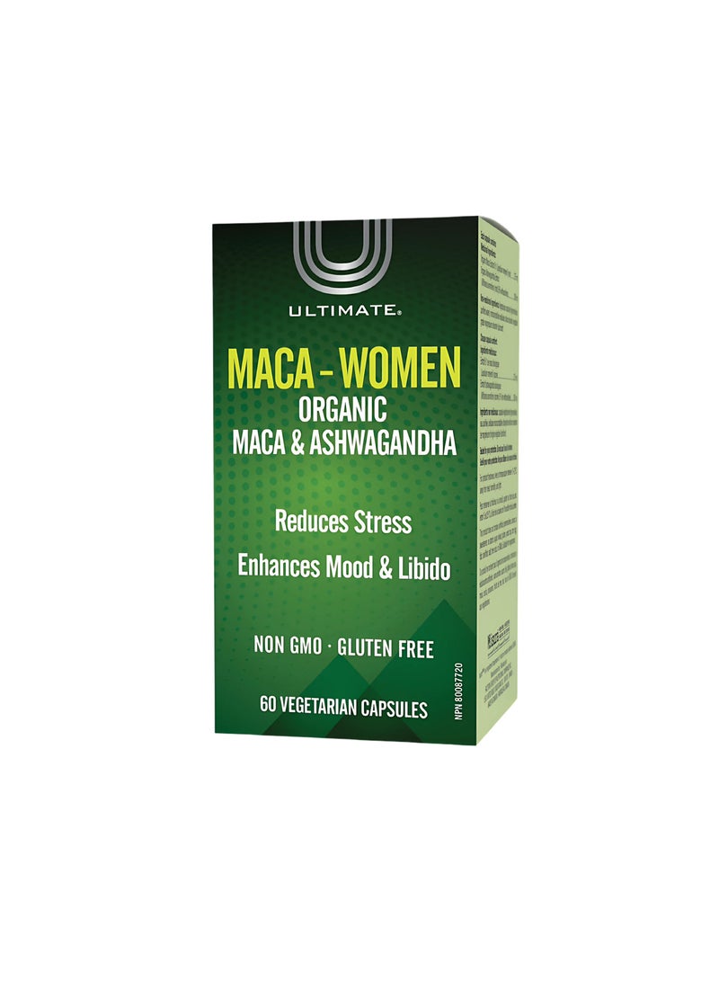 Maca - Women /Ashwagandha Vcap 60's