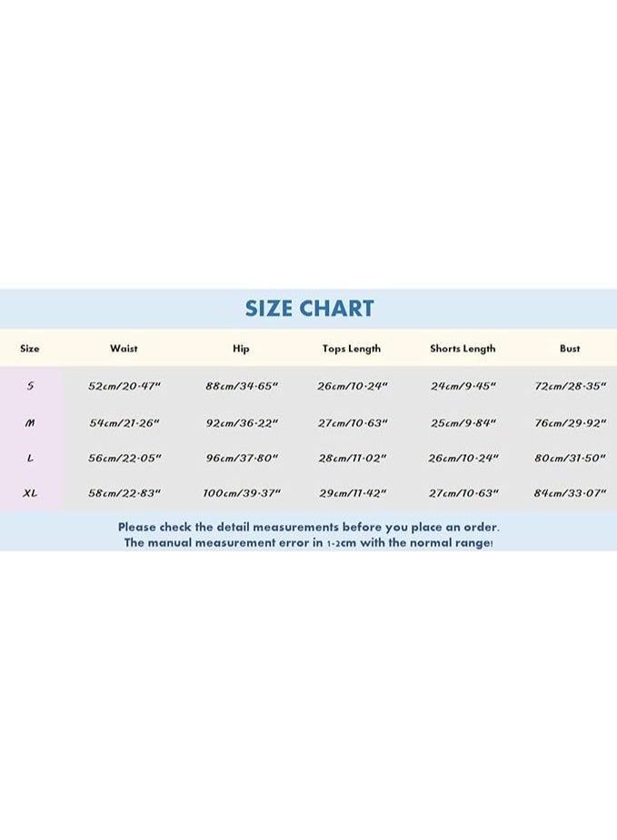 4basix Women’s Sleeveless Pajama Set 2 Piece Soft Breathable Sleepwear with Tank Top and Shorts Lightweight Summer Lounge Nightwear Relaxed Fit Homewear - Image 4