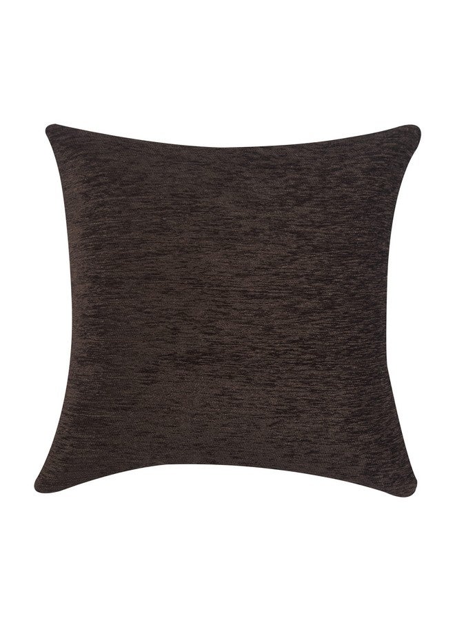 Cazimo Jacquard Decorative Abstract Design Soft Cushion Covers Hypo-Allergenic Washable | Non-Fade Diwan Sofa Pillow Covers For Home Bed & Living Room (Size - 16 X16 Inches, Color -Brown, Set of 5 Pcs - Image 4