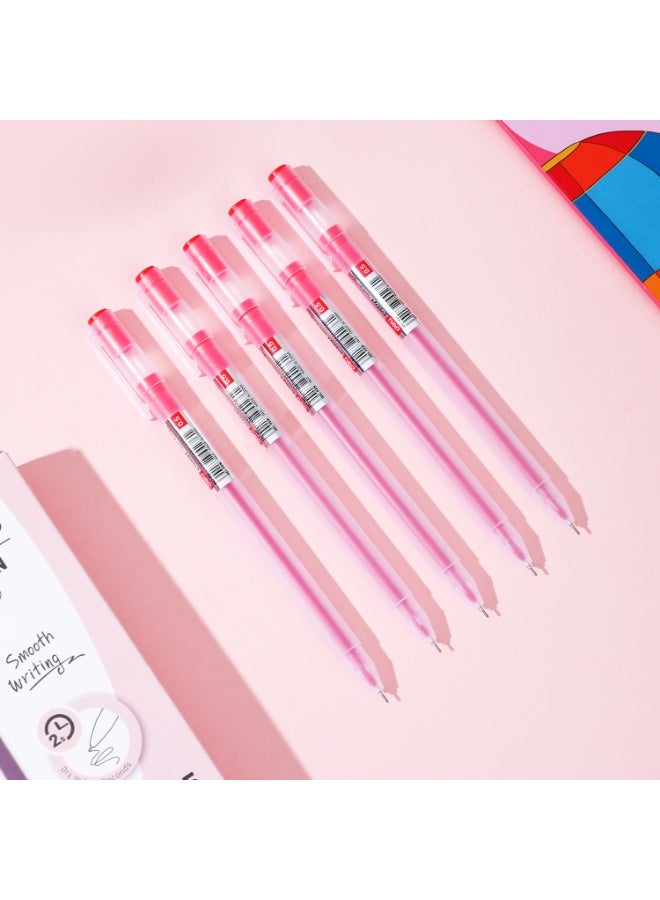 Deli EG67-RD Gel Pen 0.5mm 12pcs - ideal for daily writing - Image 2