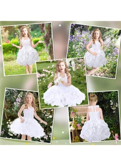 SYOSI Tutu Dress for Girls Sparkly Sequin Tulle Princess Birthday Party Prom Outfit Toddler Girls Sneaker Ball Gown Dresses Tulle Ballet Ballerina Costume for Dance 6T  - Image 4
