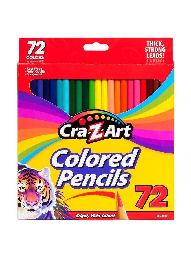 Cra-Z-Art أقلام تلوين كرا-زي-آرت، 72 قطعة، مستلزمات العودة إلى المدرسة، فنون وحرف، هدية للأطفال - Image 1