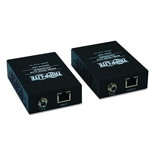 Tripp Lite HDMI Over Cat5 / Cat6 Ethernet Cable Extender for Audio/Video, Video Receiver and Transmitter, Extend up to 150 Feet / 45 Meters, 1920x1200 1080p at 60Hz, 1-Year Warranty (B126-1A1) - Image 2