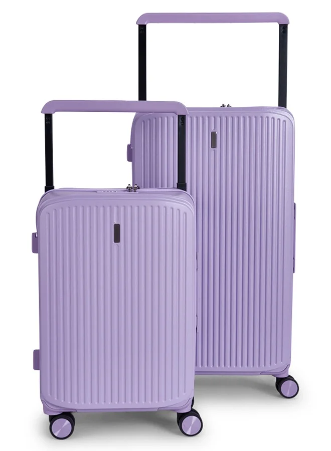 LIMRA Travel Bags From Limra Made Of PC , Consisting of Two Pieces , Size 20"-28" Inches, Purple Color