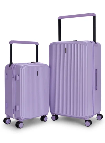 LIMRA Travel Bags From Limra Made Of PC , Consisting of Two Pieces , Size 20"-28" Inches, Purple Color