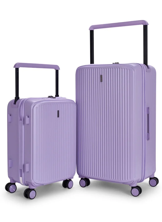 LIMRA Travel Bags From Limra Made Of PC , Consisting of Two Pieces , Size 20"-28" Inches, Purple Color