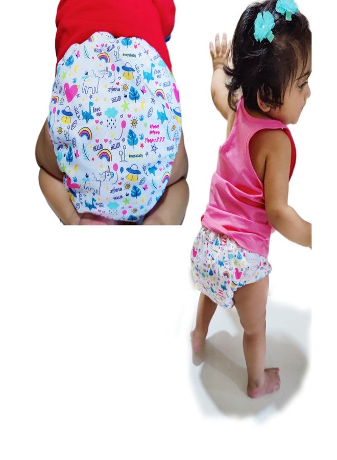 Dumbledo Premium Cloth Diaper with Cotton Insert (Pack of 9) | Dry Feel and Comfortable | Leakproof | Easy to Clean | Designed by Moms | 3 Months - 3 Years | Unisex Baby - Image 5