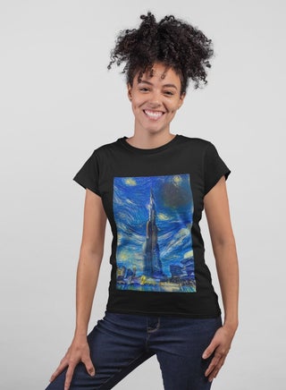 Burj Khalifa During a Starry Night Dubai Art T-Shirt - pzsku/Z6BD3FFE854556B153A35Z/45/_/1687181434/96af4a58-dec4-4ab5-b1c5-cc13ff269263
