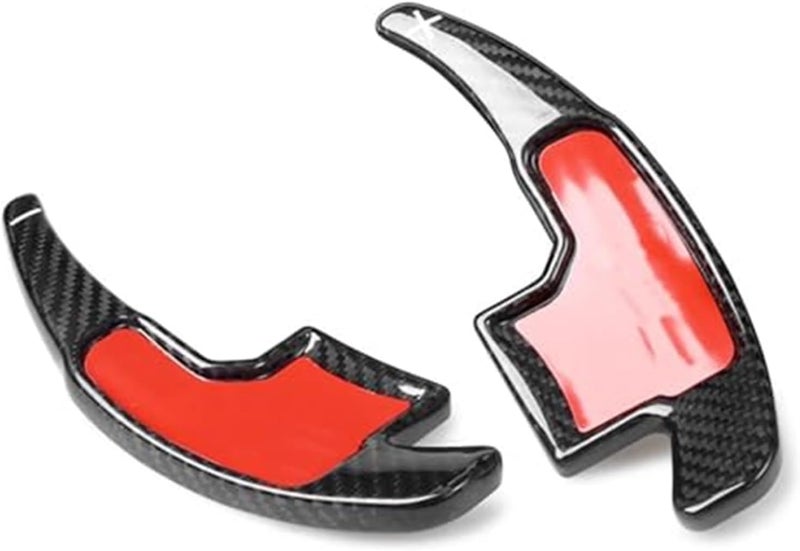 QASULER Carbon Fiber Paddle Shift for Ford Mustang