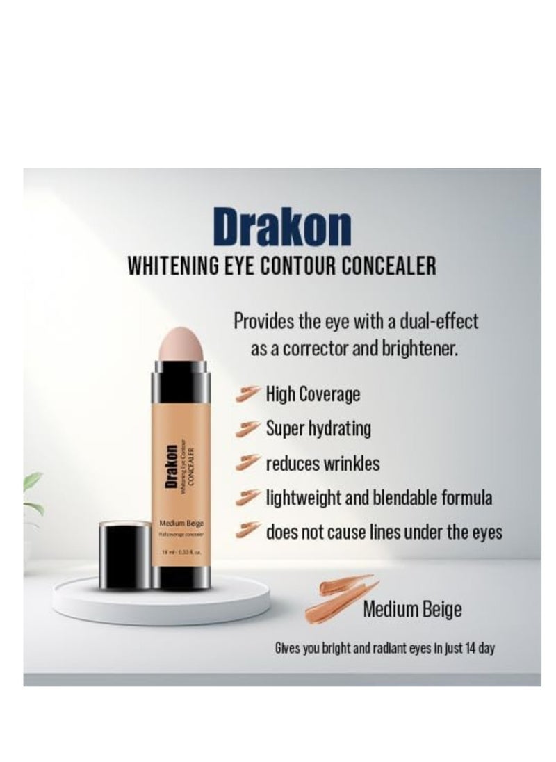 Whitening Eye Contour Concealer - Medium Beige 10ml