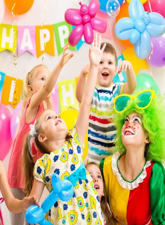 Leitee 400 Pcs Halloween Animal Balloons Long, 40 Color Rainbow Pastel Latex 260q Twisting Animal Balloons with 2 Pumps and 3 Eyes Stickers for Christmas Birthday Gifts, Weddings Party Decoration - Image 5